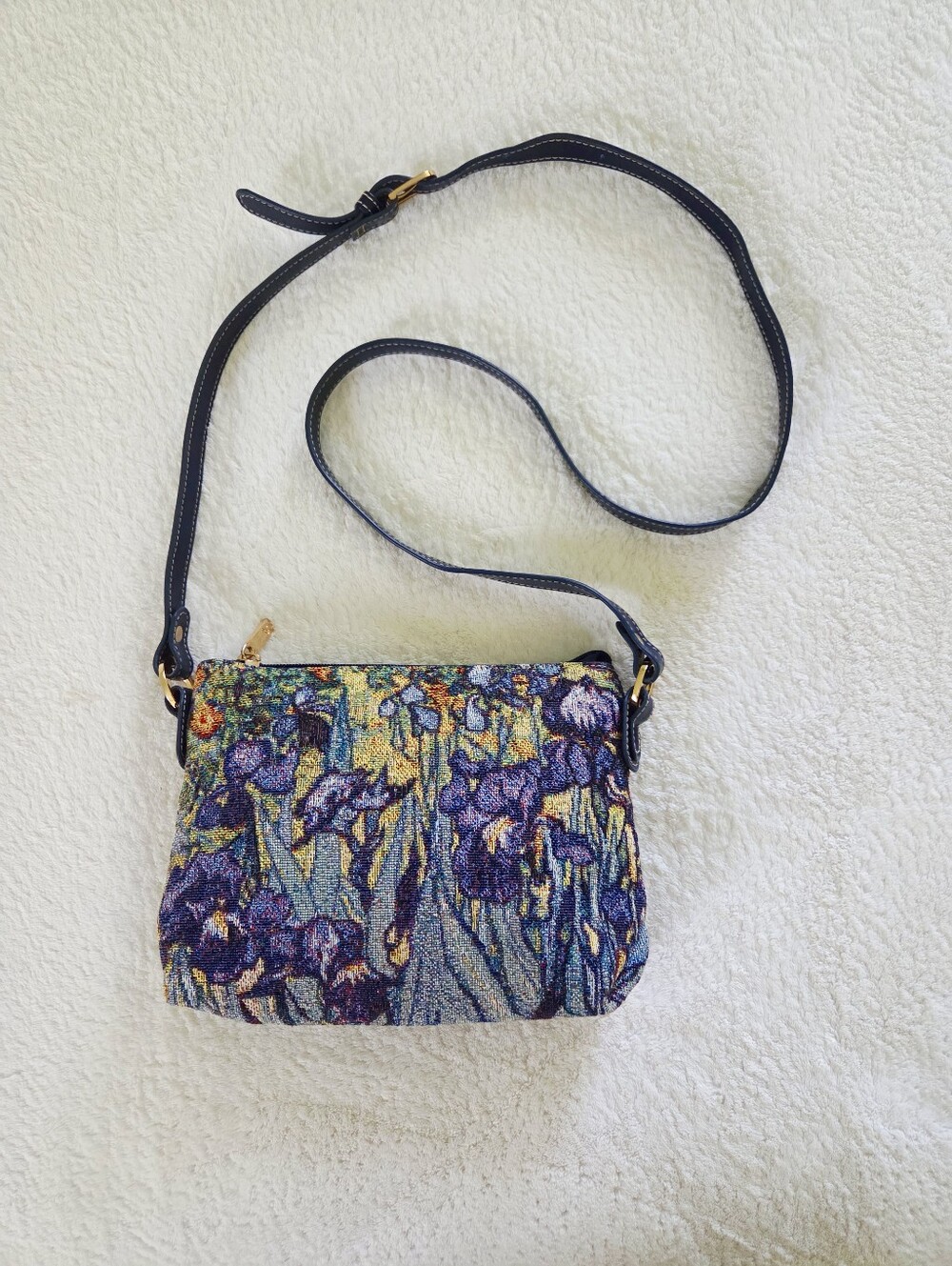 Signare ✨️ Women's Iris Crossbody Bag in Purple and Blue